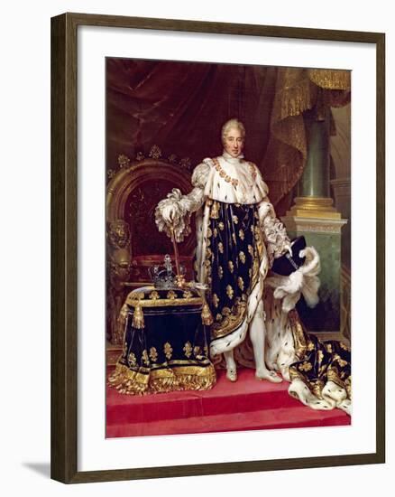 Portrait of Charles X-Paulin Jean Baptiste Guerin-Framed Giclee Print