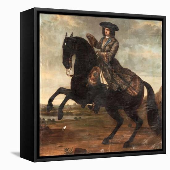 Portrait of Charles XI of Sweden, 1696-David von Krafft-Framed Stretched Canvas