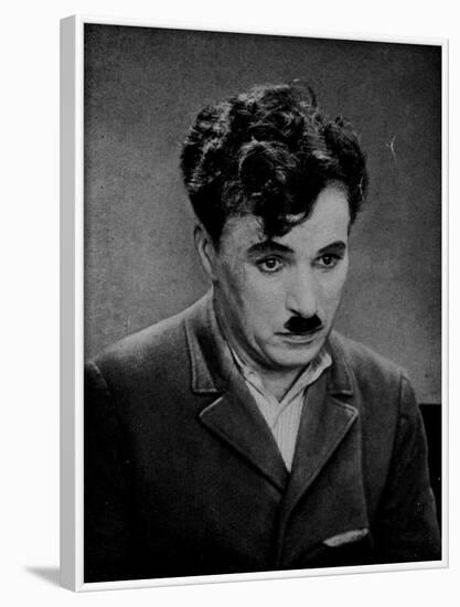 Portrait of Charlie Chaplin-null-Framed Photographic Print