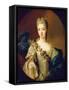 Portrait of Charlotte Aglae of Orleans, 1720S-Pierre Gobert-Framed Stretched Canvas