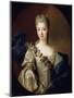 Portrait of Charlotte Aglaé of Orléans, Mademoiselle De Valois, 1720S-Pierre Gobert-Mounted Giclee Print