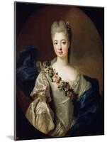 Portrait of Charlotte Aglaé of Orléans, Mademoiselle De Valois, 1720S-Pierre Gobert-Mounted Giclee Print