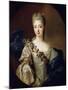 Portrait of Charlotte Aglaé of Orléans, Mademoiselle De Valois, 1720S-Pierre Gobert-Mounted Giclee Print