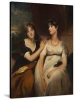 Portrait of Charlotte and Sarah Carteret-Hardy, 1801 (Oil on Canvas)-Thomas Lawrence-Stretched Canvas