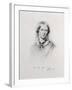 Portrait of Charlotte Bronte, Engraved by Walker and Boutall (Engraving)-George Richmond-Framed Giclee Print