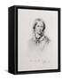 Portrait of Charlotte Bronte, Engraved by Walker and Boutall (Engraving)-George Richmond-Framed Stretched Canvas