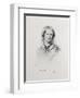 Portrait of Charlotte Bronte, Engraved by Walker and Boutall (Engraving)-George Richmond-Framed Premium Giclee Print