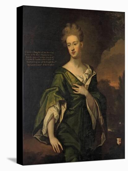 Portrait of Charlotte Clayton-Godfrey Kneller-Stretched Canvas