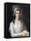 Portrait of Charlotte Corday (1768-179)-Jean-Jacques Hauer-Framed Stretched Canvas