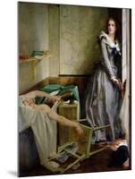 Portrait of Charlotte Corday (1768-93), 1858-Paul Baudry-Mounted Giclee Print