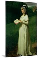 Portrait of Charlotte Corday (1768-93)-Joseph-Nicolas Robert-Fleury-Mounted Giclee Print