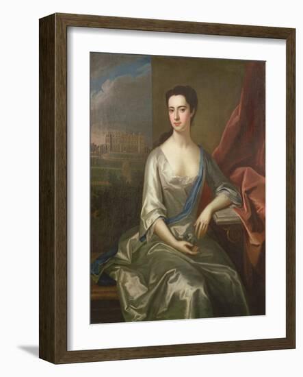 Portrait of Charlotte, Duchess of Somerset-Michael Dahl-Framed Giclee Print