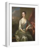 Portrait of Charlotte, Duchess of Somerset-Michael Dahl-Framed Giclee Print