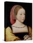 Portrait of Charlotte of France, C.1522-Jean Clouet-Stretched Canvas
