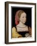 Portrait of Charlotte of France, C.1522-Jean Clouet-Framed Giclee Print