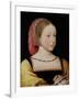 Portrait of Charlotte of France, C.1522-Jean Clouet-Framed Giclee Print