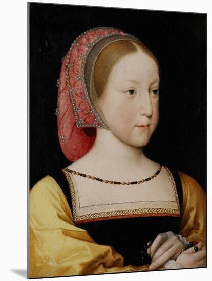 Portrait of Charlotte of France, C.1522-Jean Clouet-Mounted Giclee Print