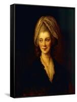 Portrait of Charlotte of Mecklenburg-Strelitz-Thomas J. Somerscales-Framed Stretched Canvas