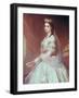 Portrait of Charlotte of Saxe-Cobourg-Gotha Princess of Belgium and Empress of Mexico-Alfred Graeffle-Framed Giclee Print