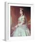 Portrait of Charlotte of Saxe-Cobourg-Gotha Princess of Belgium and Empress of Mexico-Alfred Graeffle-Framed Giclee Print