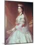 Portrait of Charlotte of Saxe-Cobourg-Gotha Princess of Belgium and Empress of Mexico-Alfred Graeffle-Mounted Giclee Print