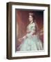 Portrait of Charlotte of Saxe-Cobourg-Gotha Princess of Belgium and Empress of Mexico-Alfred Graeffle-Framed Premium Giclee Print