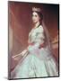 Portrait of Charlotte of Saxe-Cobourg-Gotha Princess of Belgium and Empress of Mexico-Alfred Graeffle-Mounted Premium Giclee Print