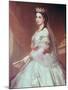 Portrait of Charlotte of Saxe-Cobourg-Gotha Princess of Belgium and Empress of Mexico-Alfred Graeffle-Mounted Giclee Print