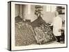 Portrait of Chef Leoni with Bins of Doughnuts for the Salvation Army at the Hotel Commodore, 1919-Byron Company-Stretched Canvas