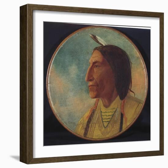 Portrait of Chief Wolf Robe, 1892-Russell-Framed Giclee Print