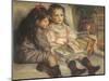 Portrait of Children, 1895-Pierre-Auguste Renoir-Mounted Giclee Print