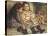 Portrait of Children, 1895-Pierre-Auguste Renoir-Stretched Canvas