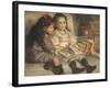Portrait of Children, 1895-Pierre-Auguste Renoir-Framed Giclee Print