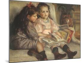 Portrait of Children, 1895-Pierre-Auguste Renoir-Mounted Giclee Print