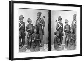 Portrait of Chimney Sweepers-J.N. Wilson-Framed Photographic Print