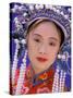 Portrait of Chinese Woman Wearing Ming Dynasty Dress, China-Bill Bachmann-Stretched Canvas