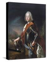 Portrait of Christian August, Prince of Anhalt-Zerbst, (1690-174), 1725-Antoine Pesne-Stretched Canvas