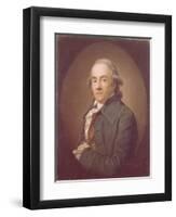 Portrait of Christian Friedrich Voss (1724-179)-Anton Graff-Framed Giclee Print