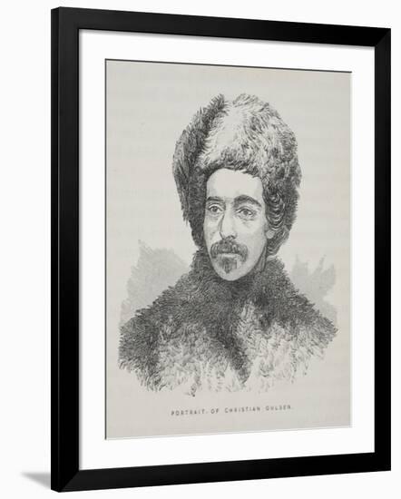 Portrait of Christian Ohlsen-null-Framed Giclee Print