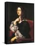 Portrait of Christina of Sweden-null-Framed Stretched Canvas