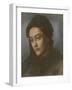 Portrait of Christina Rossetti, Head and Shoulders, Turned Three-Quarters to the Left, 1877-Dante Gabriel Rossetti-Framed Giclee Print