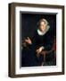 Portrait of Christina Wtewael Van Halen (1568-162), 1601-Joachim Wtewael-Framed Giclee Print