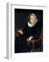 Portrait of Christina Wtewael Van Halen (1568-162), 1601-Joachim Wtewael-Framed Giclee Print