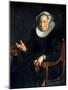 Portrait of Christina Wtewael Van Halen (1568-162), 1601-Joachim Wtewael-Mounted Giclee Print