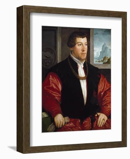 Portrait of Christoph Baumgartner by Christoph Amberger-null-Framed Giclee Print