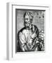 Portrait of Christopher Columbus from 'Les Vrais Portraits Et Vies Des Hommes' by Andre Thevet-null-Framed Giclee Print