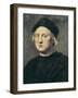 Portrait of Christopher Columbus-Ridolfo Ghirlandaio-Framed Art Print
