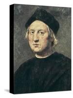 Portrait of Christopher Columbus-Ridolfo Ghirlandaio-Stretched Canvas
