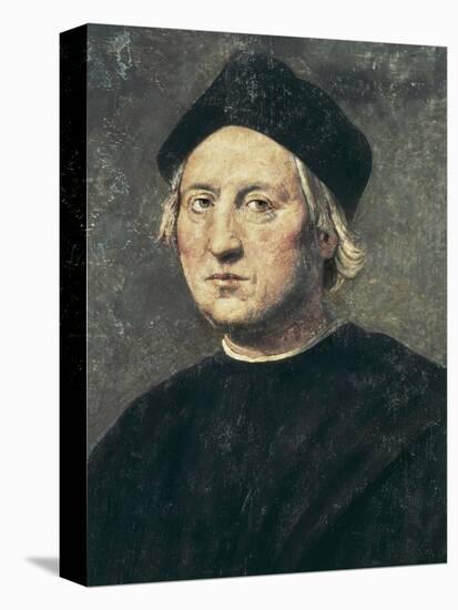 Portrait of Christopher Columbus-Ridolfo Ghirlandaio-Stretched Canvas