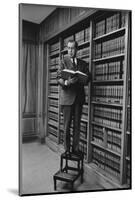 Portrait of Circuit Federal Judge Clement Haynsworth in His Home Office, Greenville, SC, 1969-Alfred Eisenstaedt-Mounted Photographic Print